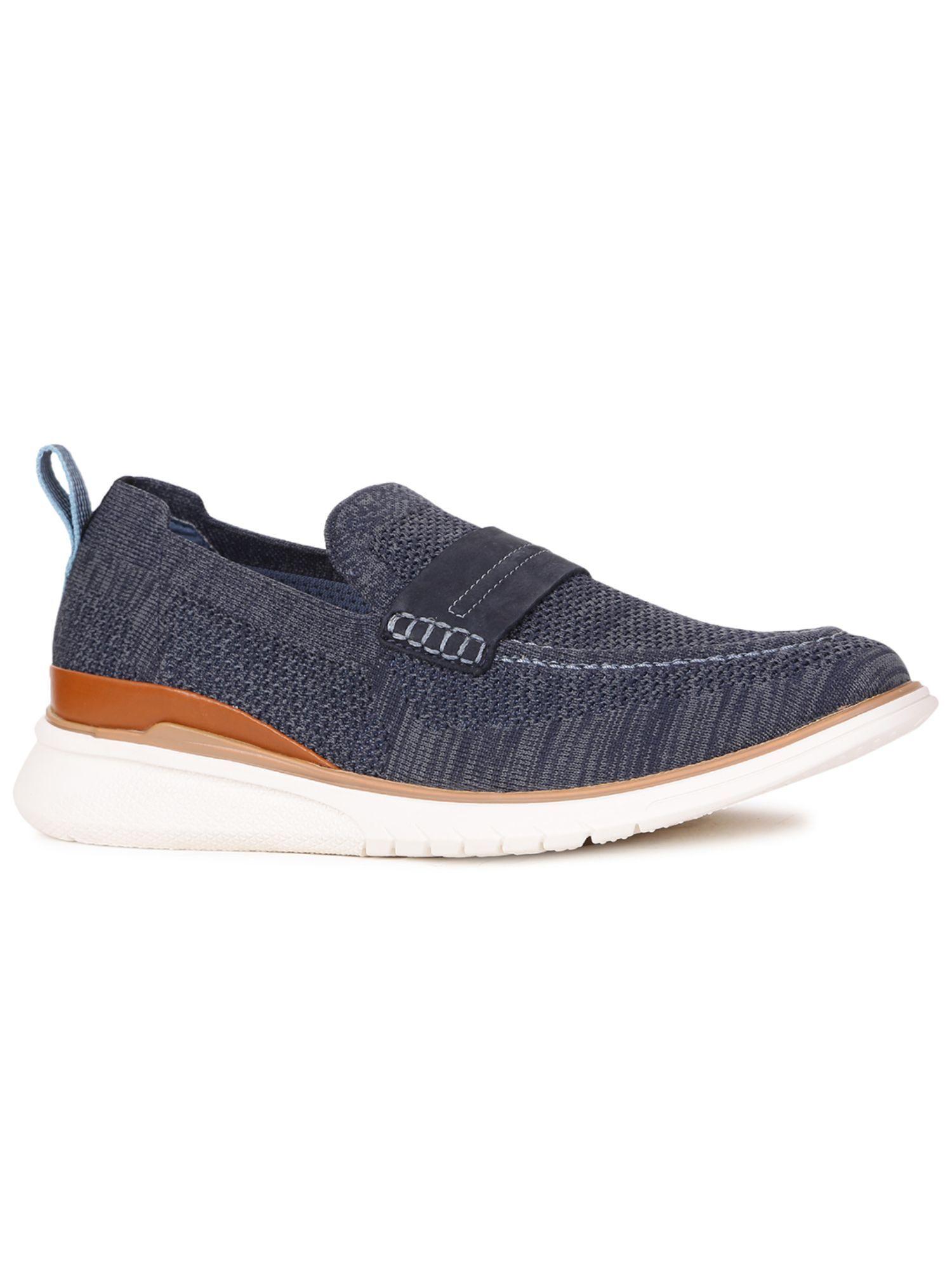 mens-navy-blue-slip-on-running-shoes