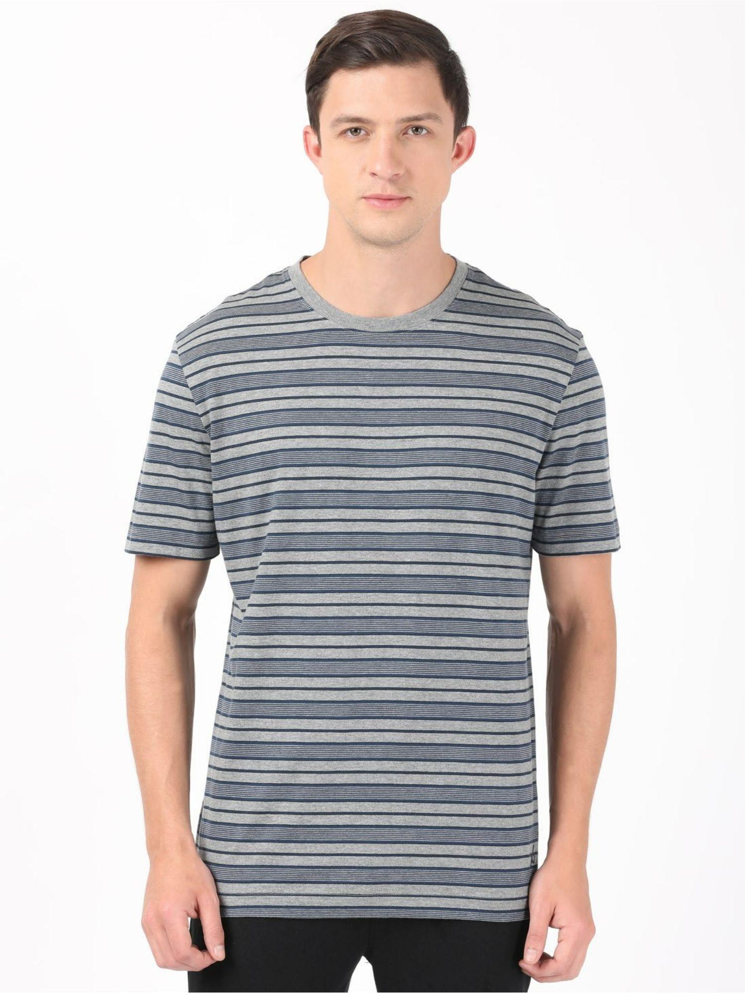 2715-mens-super-combed-cotton-rich-striped-round-neck-half-sleeve-t-shirt-grey-&-blue