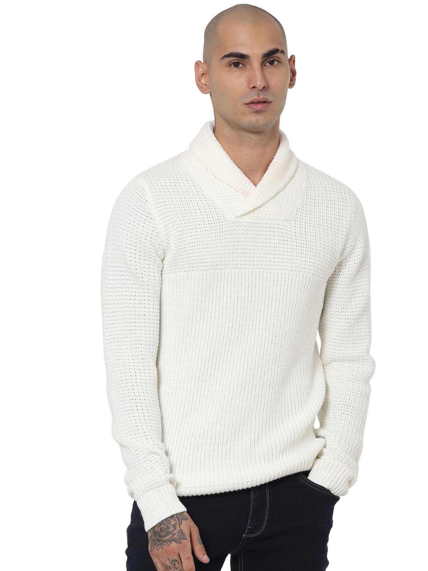 white-shawl-neck-sweater