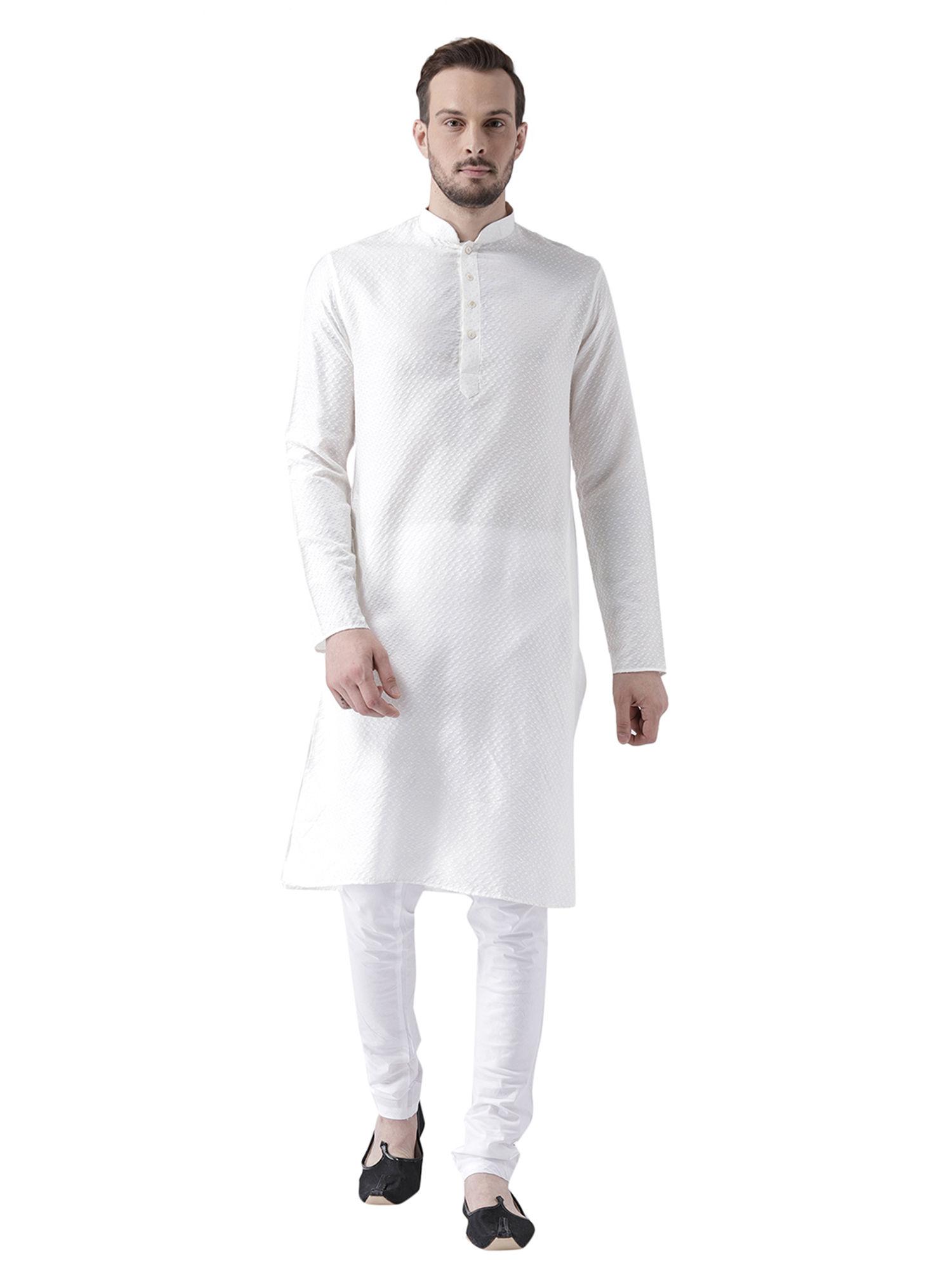 white-self-design-kurta-with-churidar-(set-of-2)