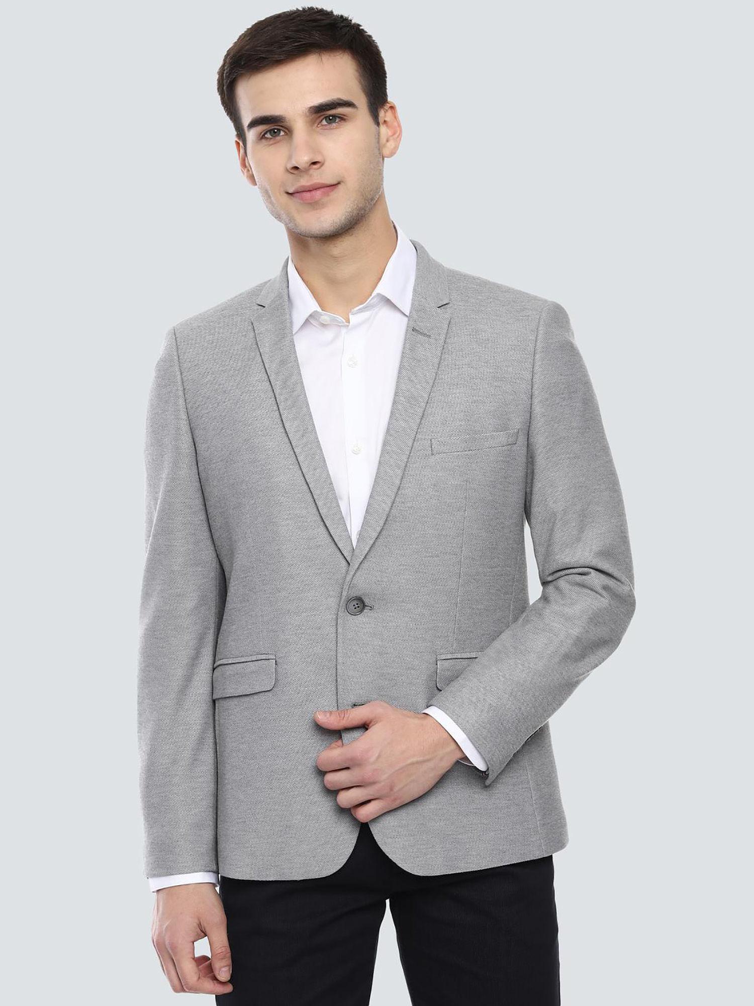 grey-self-design-blazer