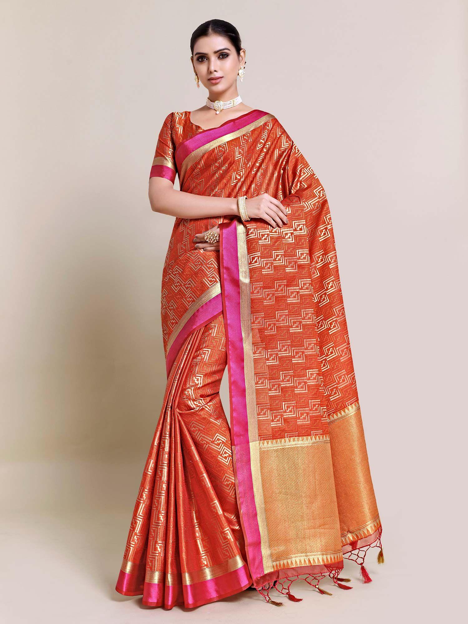 women-banarasi-art-silk-saree-with-blouse-piece