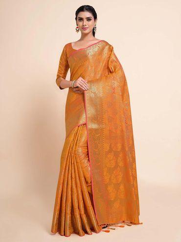 women-kanjivaram-art-silk-saree-with-unstiched-brocade-blouse-with-unstitched
