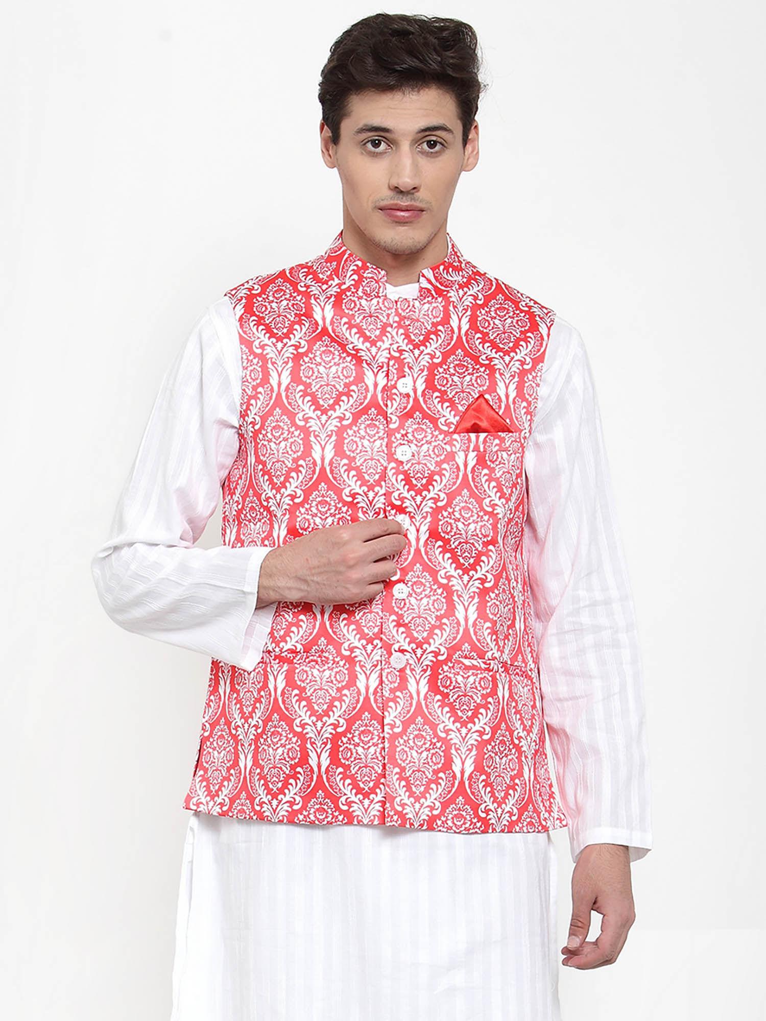 red-printed-nehru-jacket