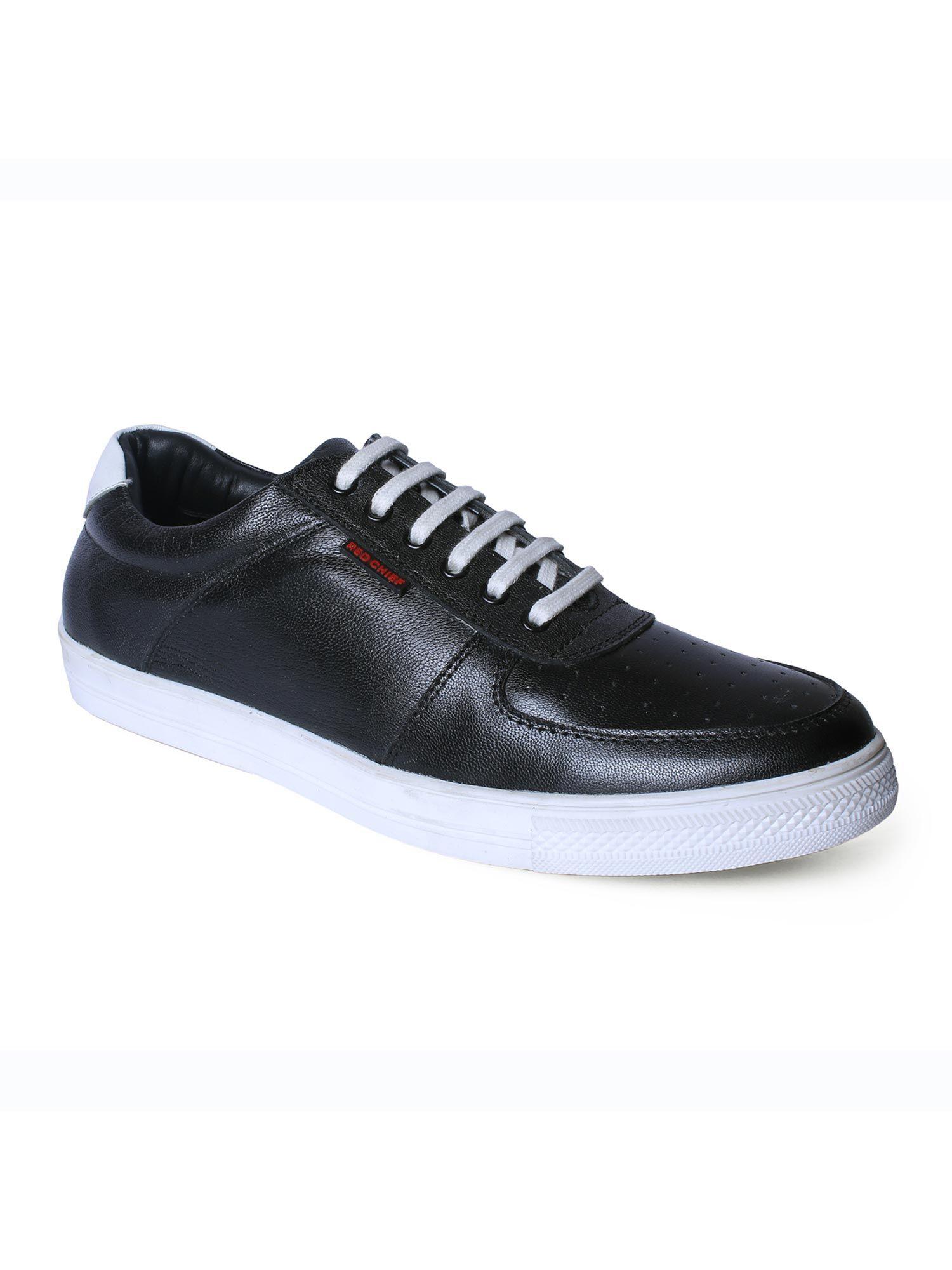 black-leather-sneakers