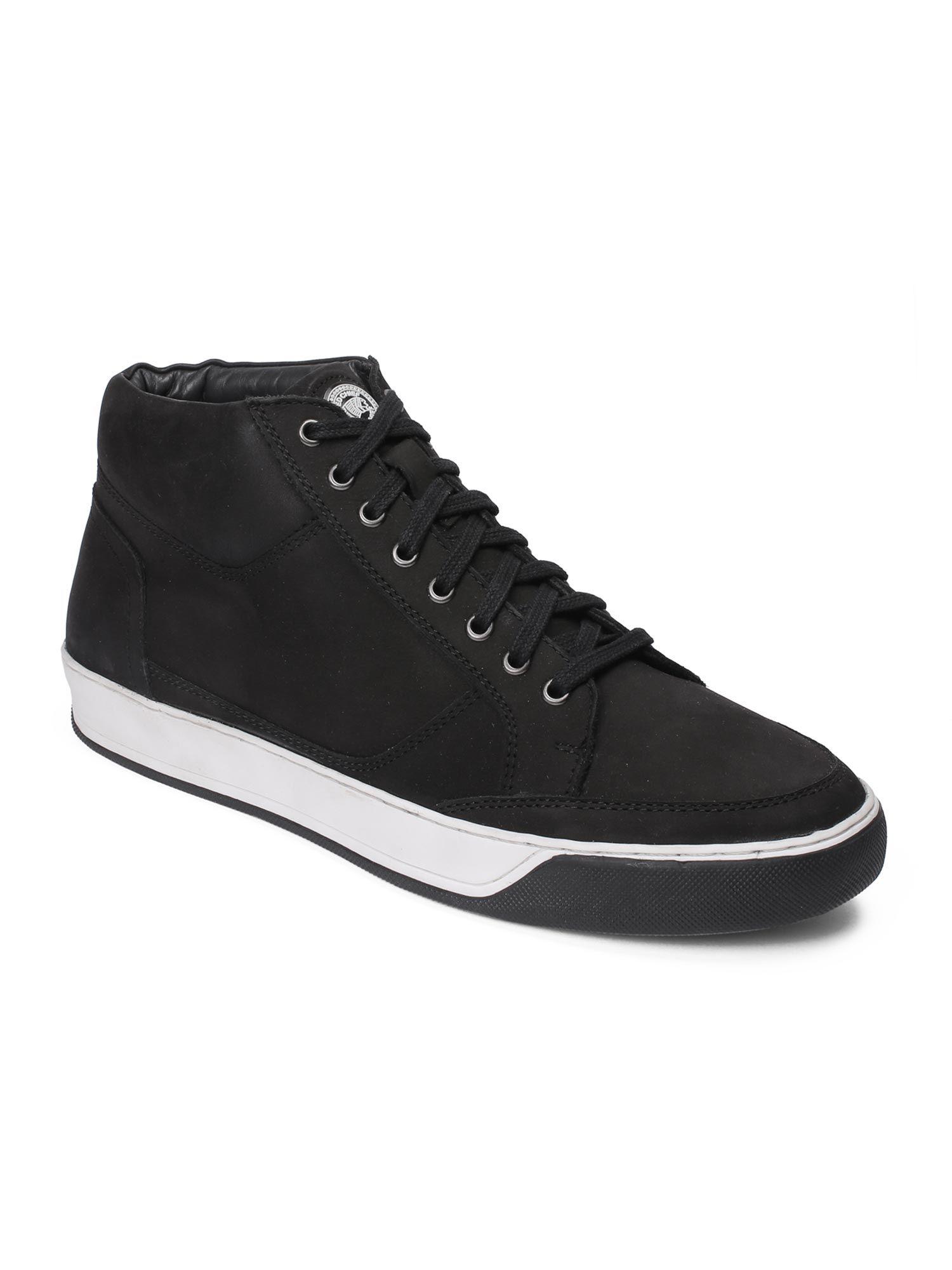black-leather-sneaker-shoes