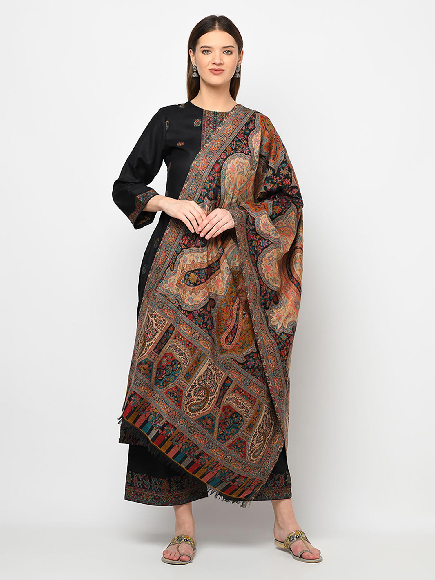 women-winter-acro-wool-woven-suit-with-stole-unstitched-dress-material-(set-of-2)