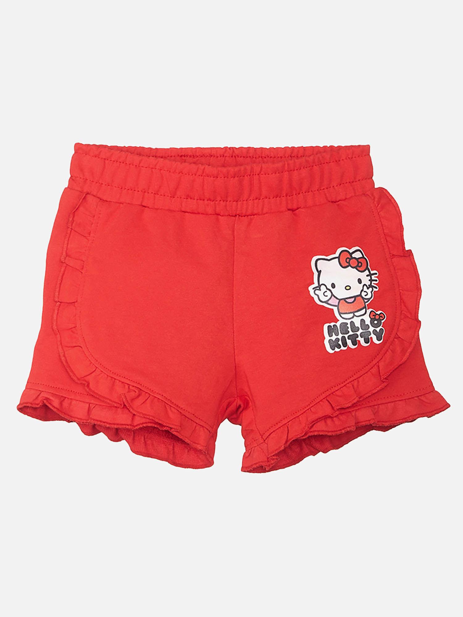hello-kitty-featured-red-shorts-for-girls