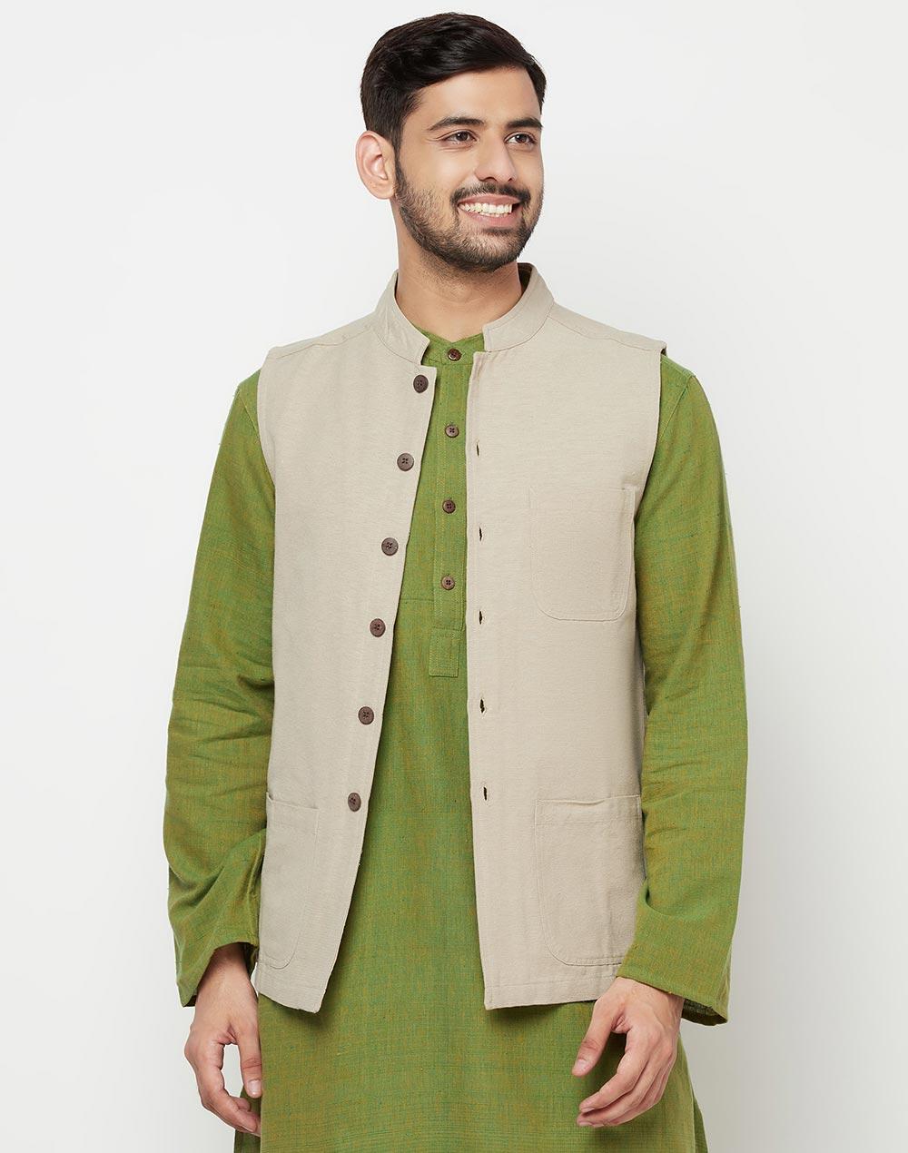 beige-cotton-bhagalpur-nehru-jacket