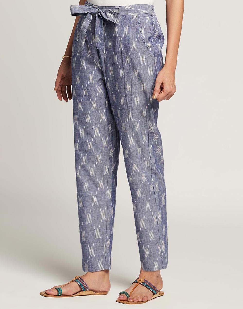 cotton-ikat-tapered-cropped-pant