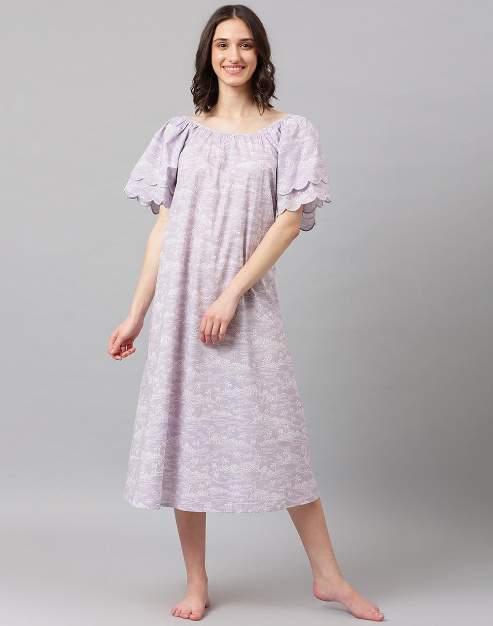 cotton-printed-night-dress