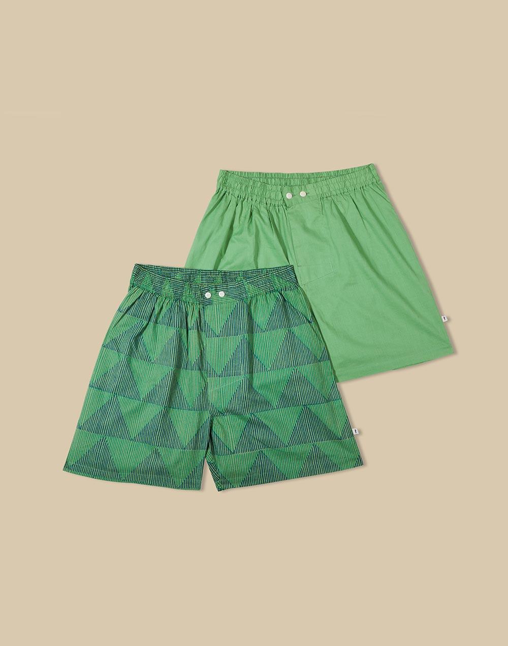 green-cotton-full-elasticated-boxer-shorts-pack-of-2