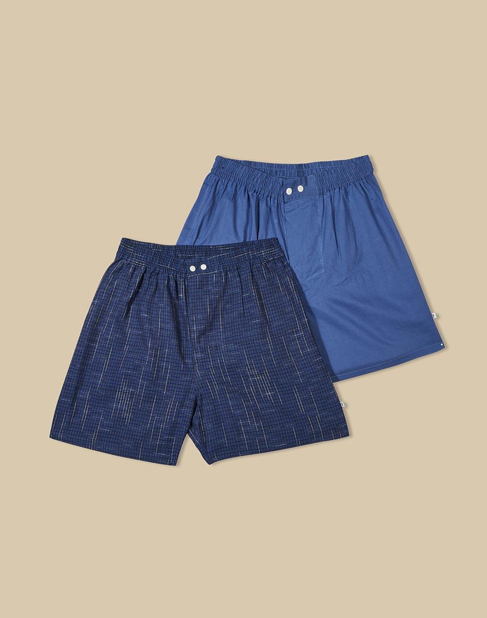 blue-cotton-full-elasticated-boxer-shorts-pack-of-2