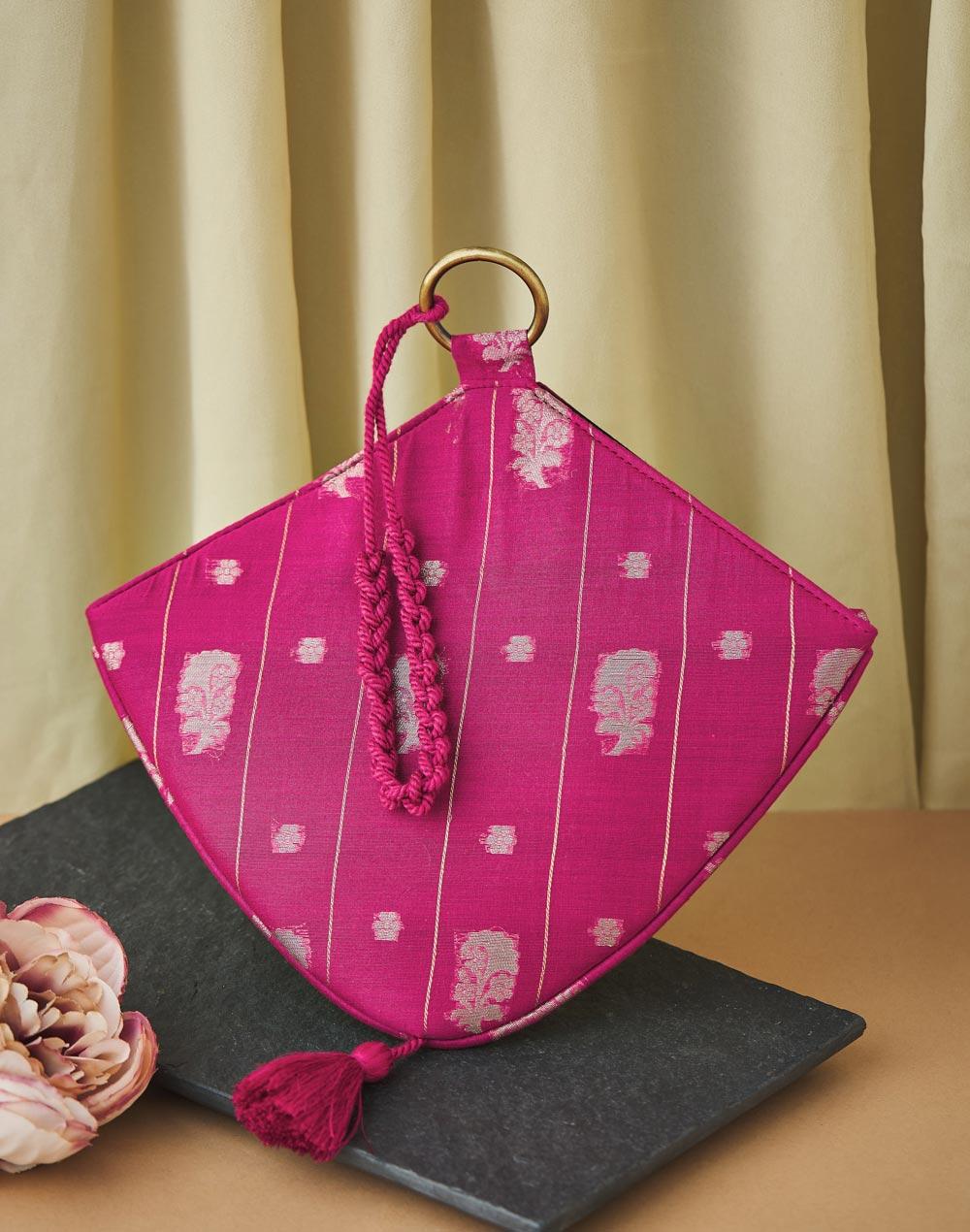 pink-cotton-blend-potli-bag