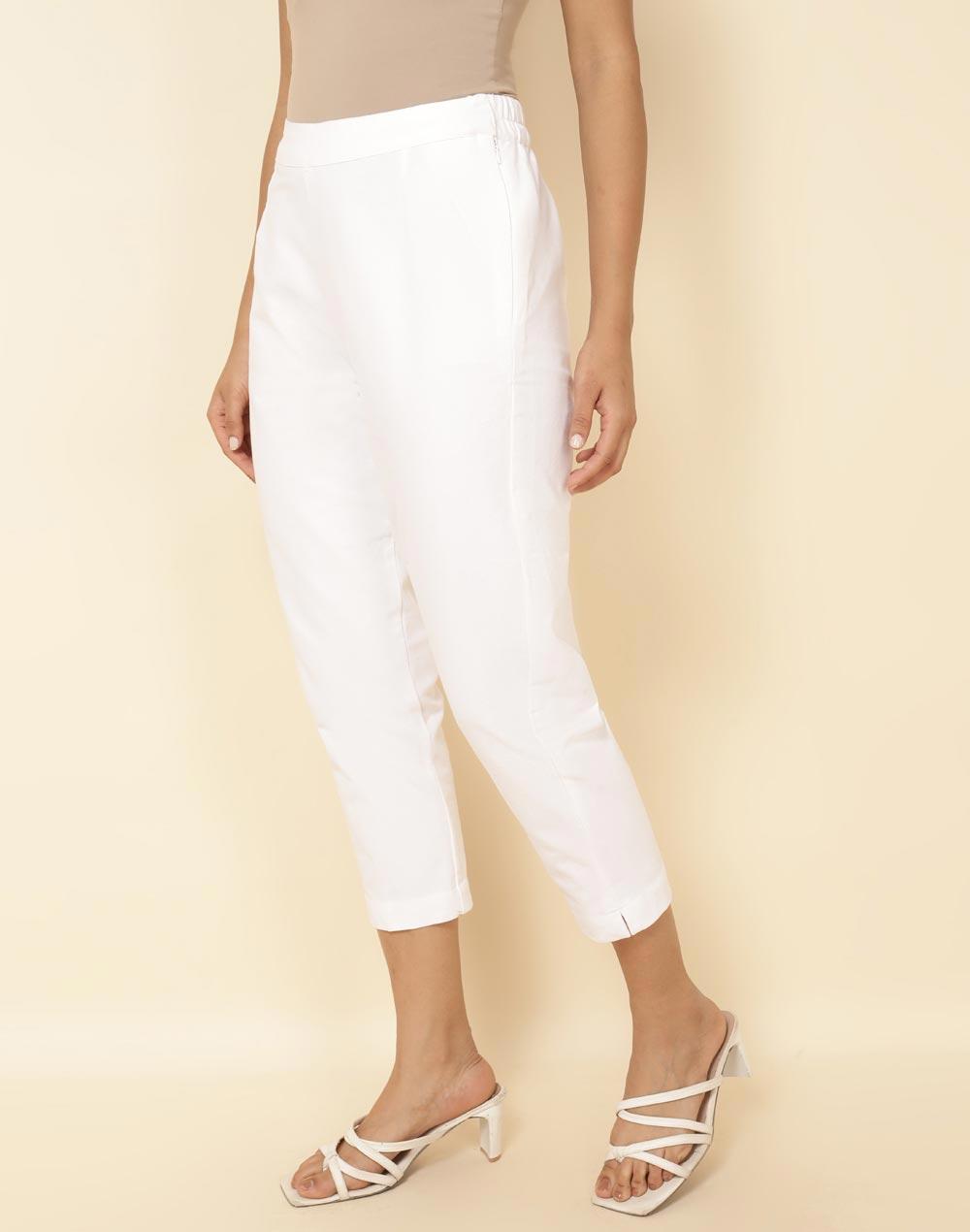 white-cotton-casual-slim-cropped-pant