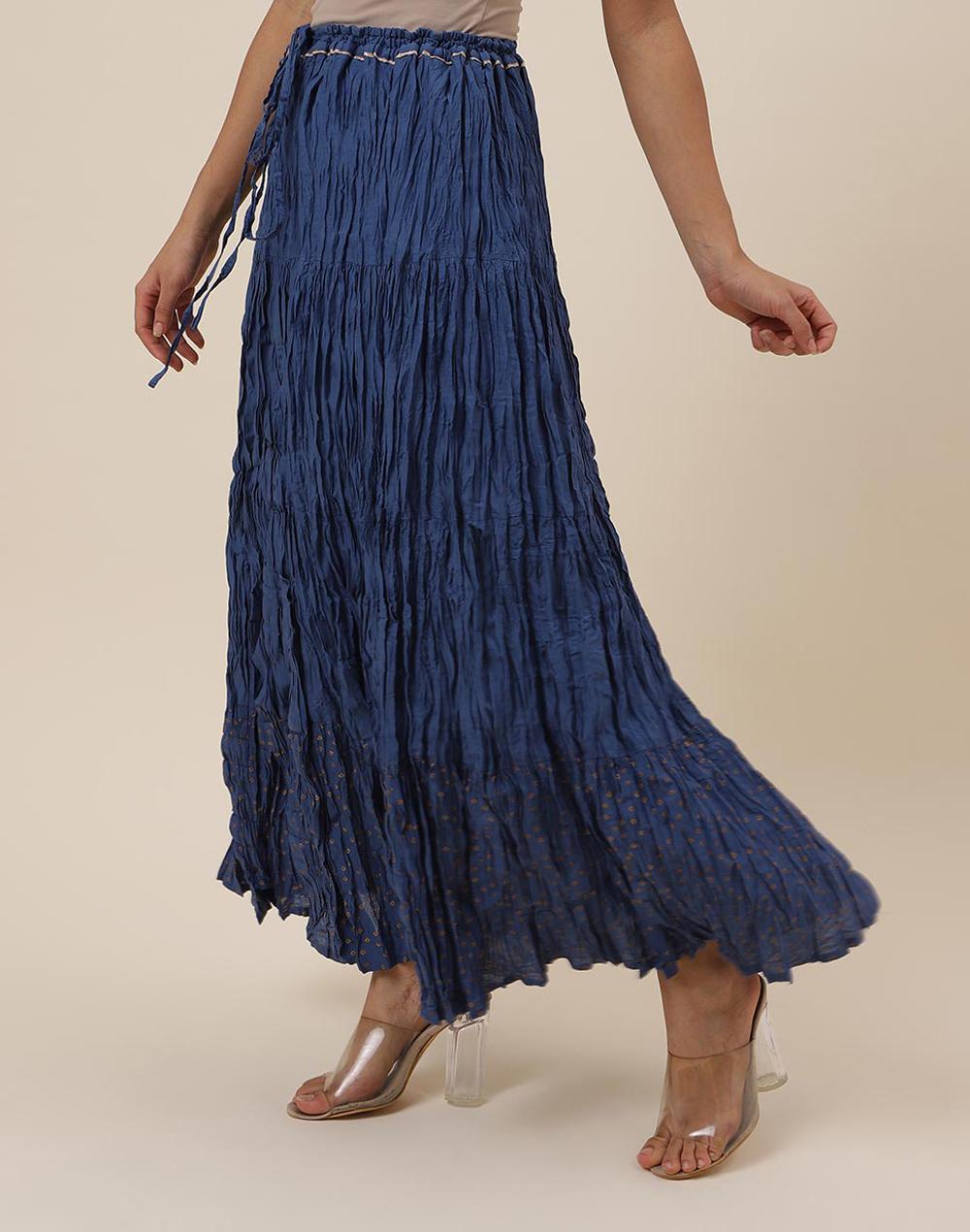 blue-cotton-hand-block-printed-ghera-skirt
