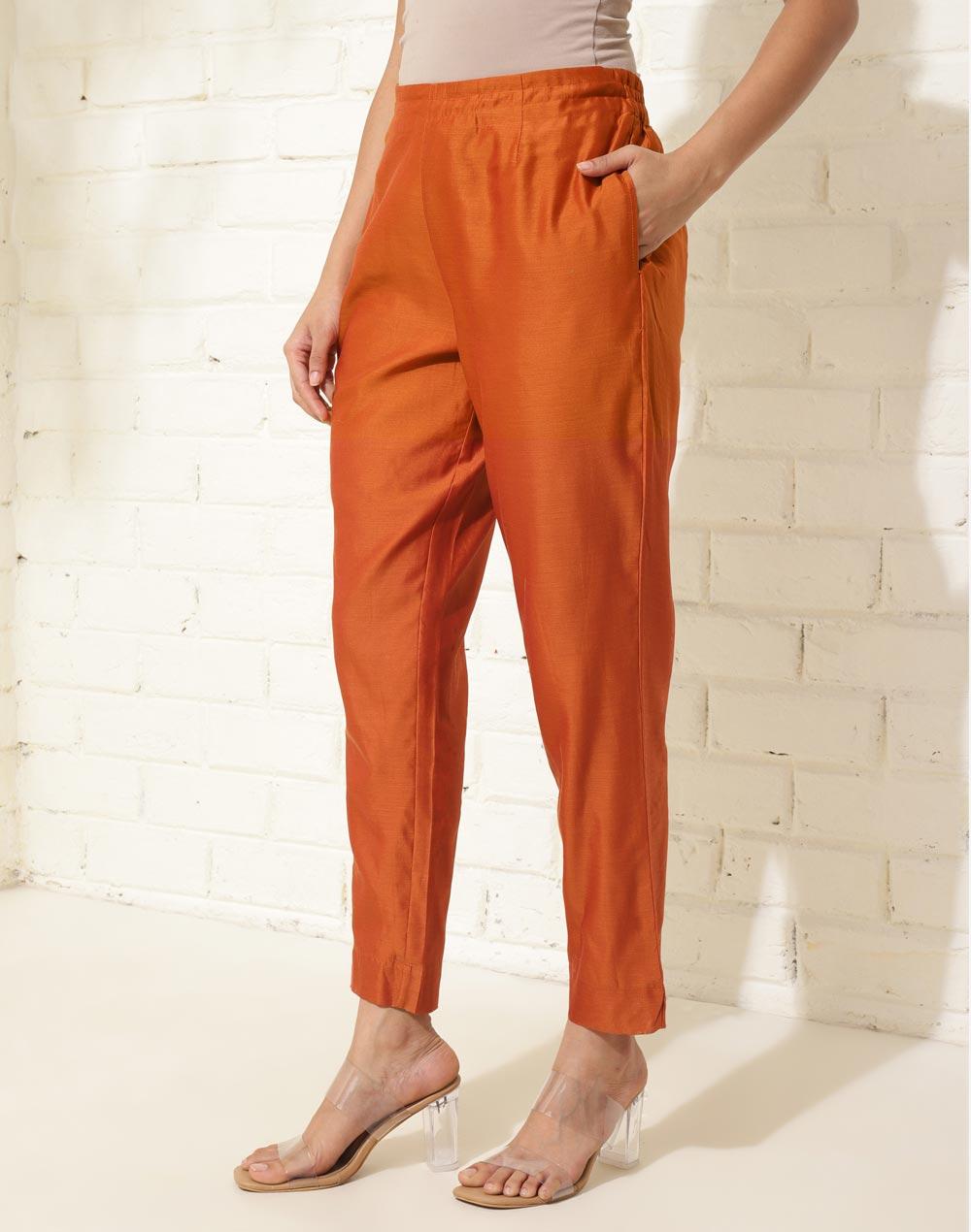 orange-cotton-silk-0-casual-ethnic-pant