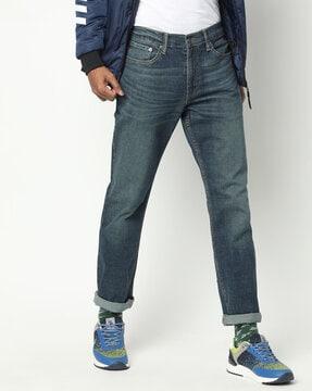 washed-straight-tapered-fit-jeans