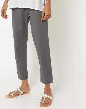 ankle-length-pants-with-semi-elasticated-waistband