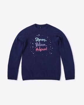knitted-sweater-with-typography