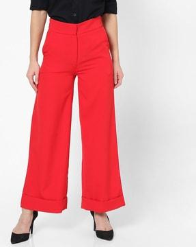 flat-front-wide-leg-trousers-with-insert-pockets