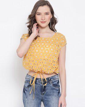floral-embroidered-cap-sleeves-top