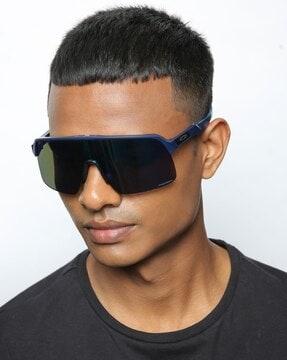 0oo946394630139-rectangular-uv-protected-half-rim-sunglasses