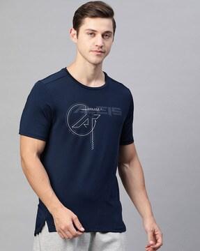 slim-fit-t-shirt-with-typography-print