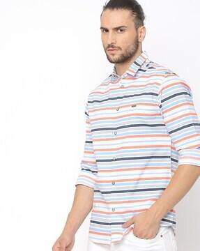 striped-slim-fit-cotton-shirt