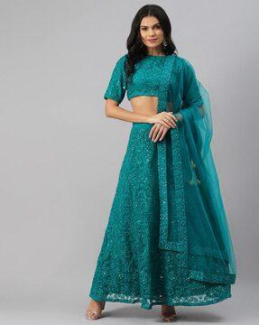 embellished-semi-stitched-a-line-dress-material