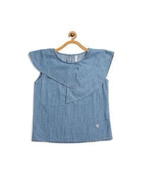 washed-round-neck-top