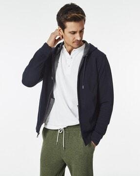 slim-fit-zip-front-hoodie-with-insert-pockets