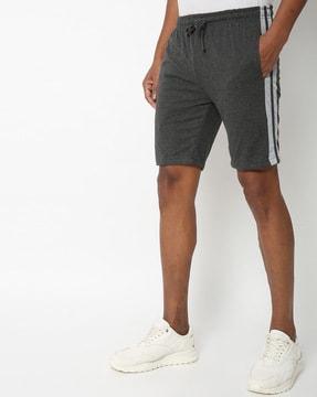 heathered-shorts-with-insert-pocket
