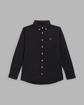 embroidered-button-down-collar-shirt