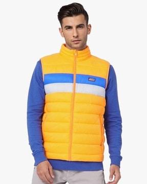 colourblock-quilted-jacket-with-zipper-pockets