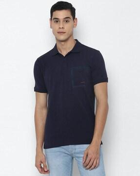 polo-t-shirt-with-patch-pocket