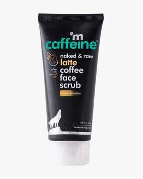 latte-coffee-gentle-exfoliating-face-scrub-for-moisture-retention-with-shea-butter
