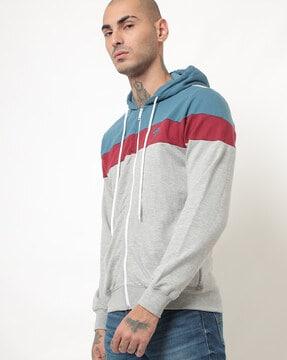 colourblock-zip-front-hoodie