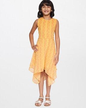 sleeveless-floral-print-a-line-dress