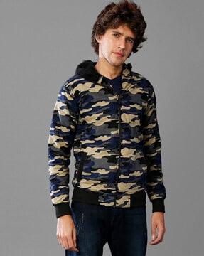 camouflage-print-hooded-biker-jacket