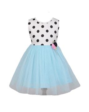 polka-dot-print-dress