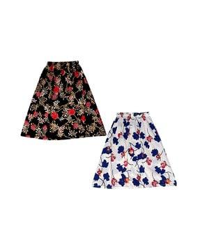 pack-of-2-floral-print-a-line-skirts-
