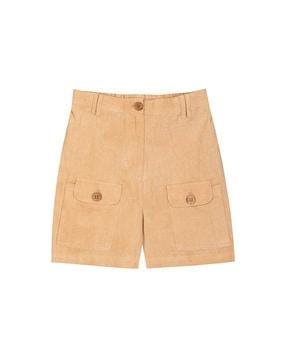 flat-front-cotton-3/4th-shorts