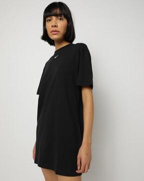 logo-print-shirt-dress