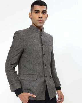bandhgala-jacket-with-flap-pockets