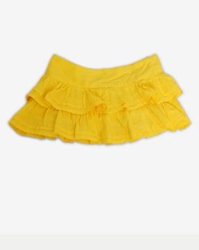 solid-tiered-mini-skirt