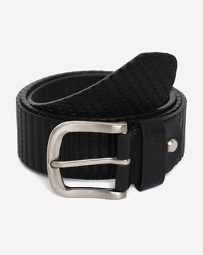 striped-belt-with-buckle-closure