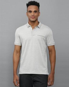 cotton-polo-t-shirt-with-welt-pocket