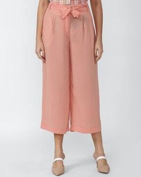 pleated-culottes-with-belt