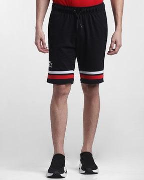slim-fit-shorts-with-logo-print